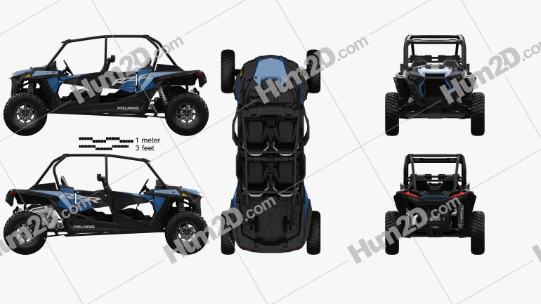 Polaris RZR Turbo S4 2021 clipart