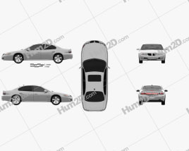 Pontiac Bonneville GXP 2004 car clipart