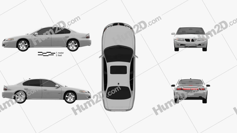 Pontiac Bonneville GXP 2004 car clipart