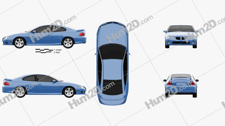 Pontiac GTO 2003 car clipart