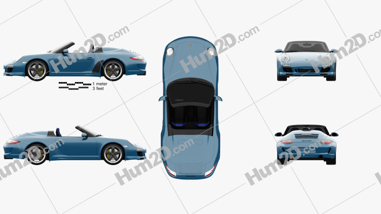 Porsche 911 Speedster 2011 PNG Clipart