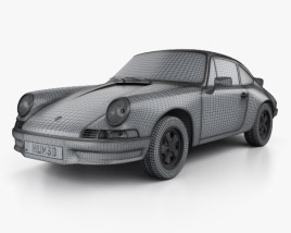 Porsche 911 Carrera RS Sport (911) 1972 car clipart