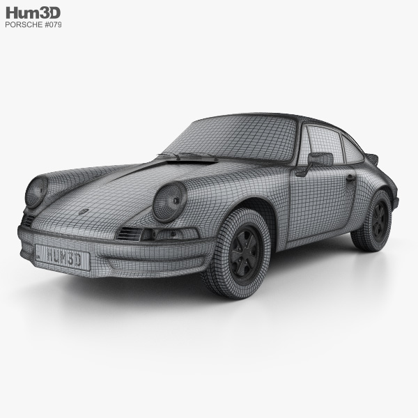 Porsche 911 Carrera RS Sport (911) 1972 car clipart