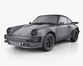 Porsche 911 Turbo (930) 1974 car clipart