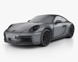 Porsche 911 Carrera 4S coupe 2022 car clipart