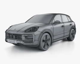 Porsche Cayenne E Hybrid 2024 car clipart