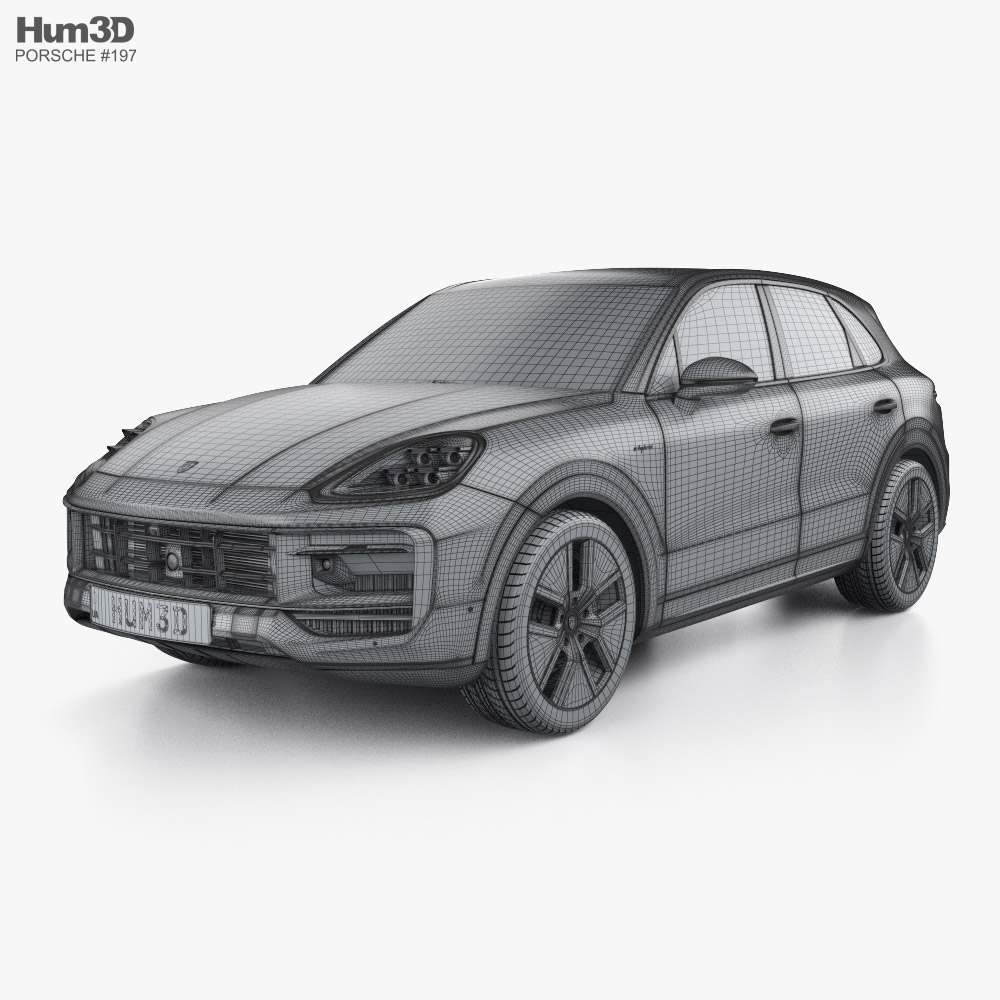 Porsche Cayenne E Hybrid 2024 3D model