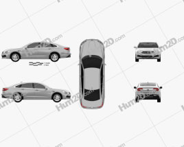 Proton Perdana 2017 car clipart