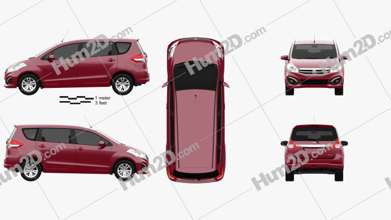 Proton Ertiga 2016 clipart