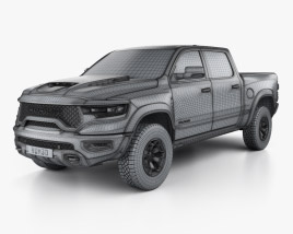 Ram 1500 Crew Cab TRX 2024 car clipart