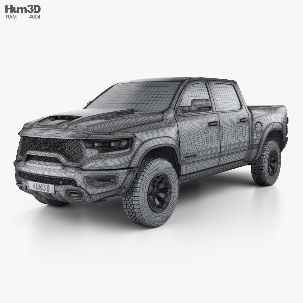 Ram 1500 Crew Cab TRX 2024 car clipart