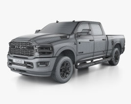 Ram 2500 Crew Cab Laramie 6’4″ Bed 2024 car clipart