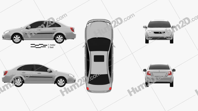 Ravon Gentra 2015 car clipart