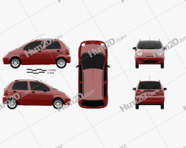 Ravon Matiz 2015 car clipart