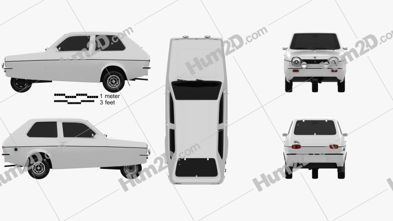 Reliant Robin 1973 PNG Clipart