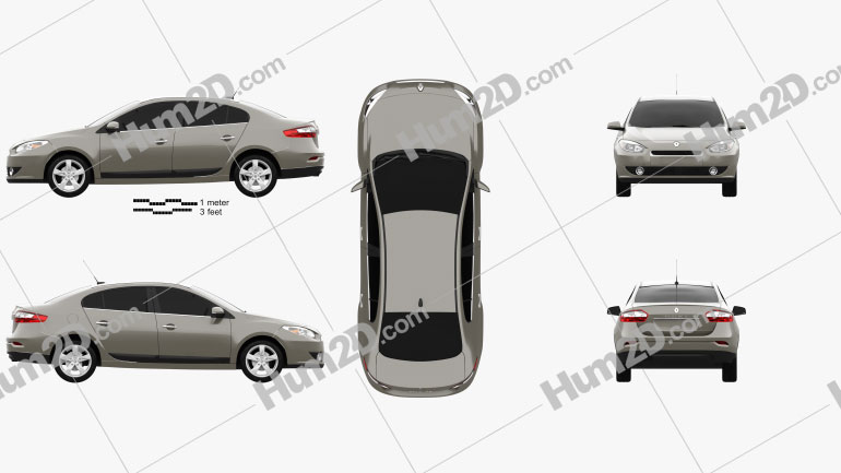 Renault Fluence 2010 PNG Clipart