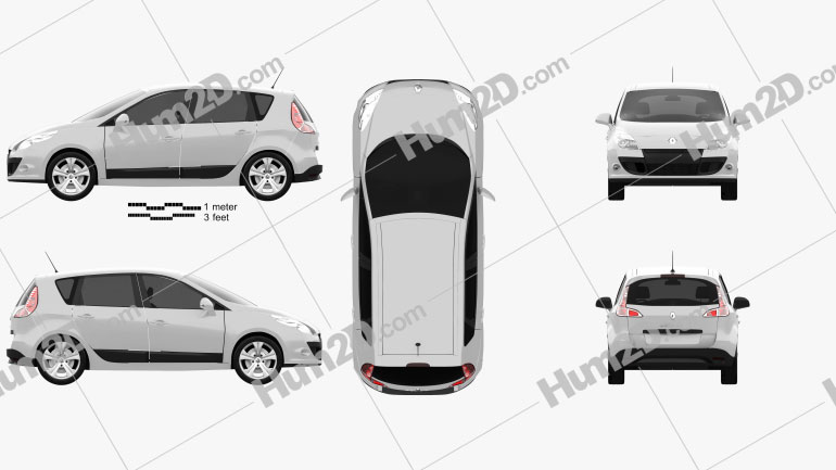 Renault Scenic 2010 PNG Clipart