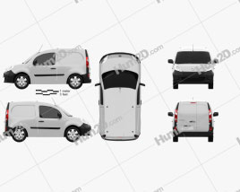 Renault Kangoo Compact 2011 clipart