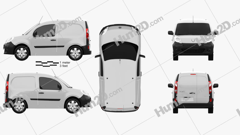 Renault Kangoo Compact 2011 clipart