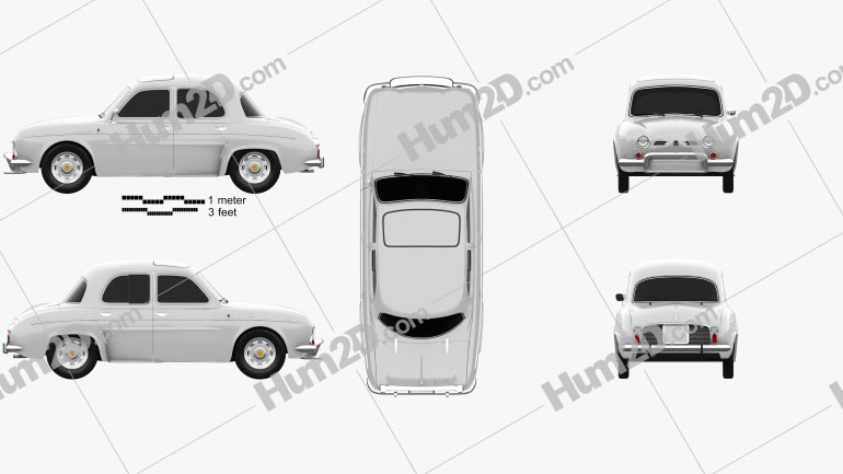 Renault Ondine 1962 PNG Clipart