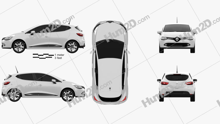 Renault Clio IV 2013 PNG Clipart