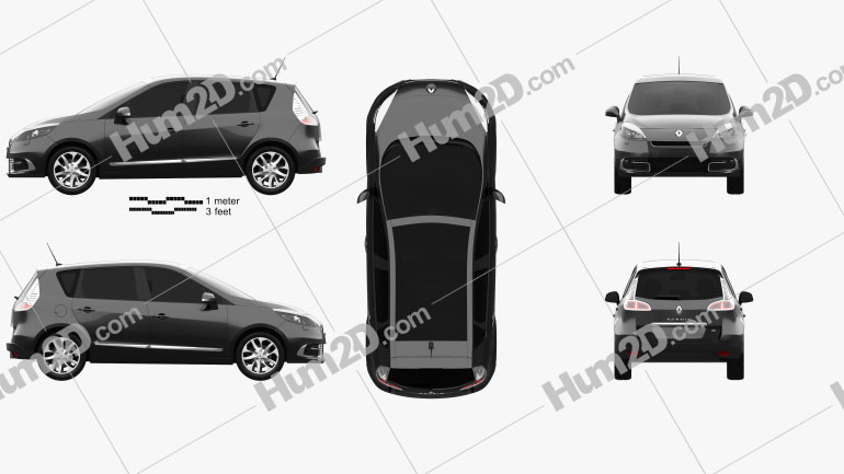 Renault Scenic 2013 PNG Clipart