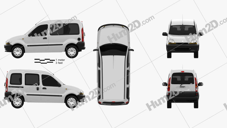 Renault Kangoo 1997 clipart