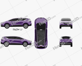Renault Initiale Paris 2013 car clipart