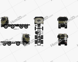 Renault C Chassis Truck 2013 clipart