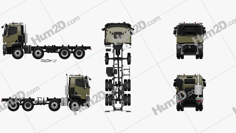 Renault C Chassis Truck 2013 clipart