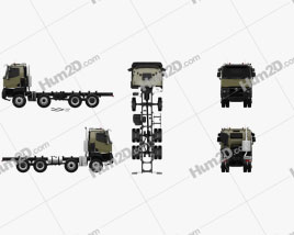 Renault K 430 Chassis Truck 2013 clipart