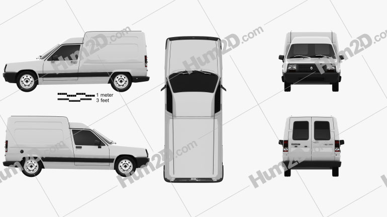 Renault Express 1985 PNG Clipart