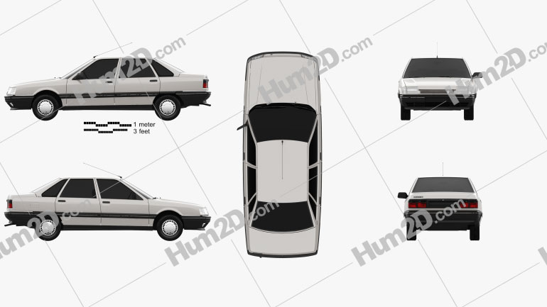 Renault 21 1986 PNG Clipart