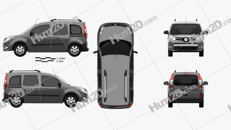 Renault Kangoo 2014 clipart