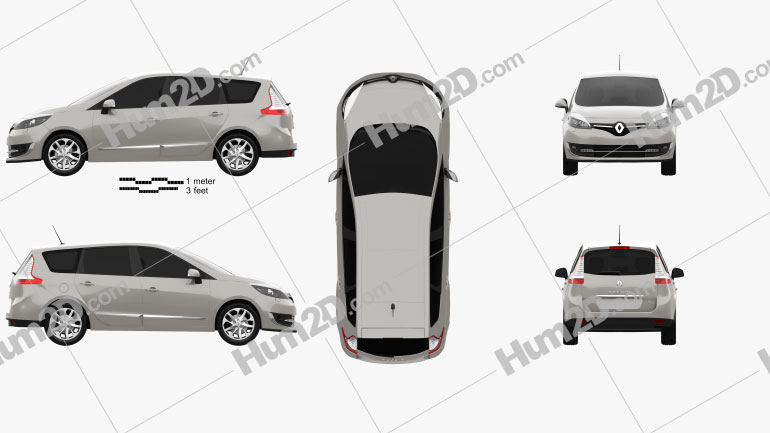Renault Grand Scenic 2014 PNG Clipart