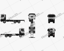 Renault K Chassis Truck 2013 clipart