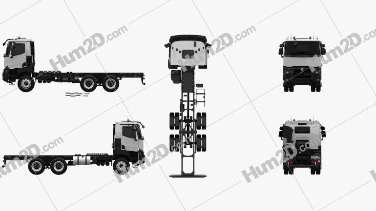Renault K Chassis Truck 2013 Blueprint