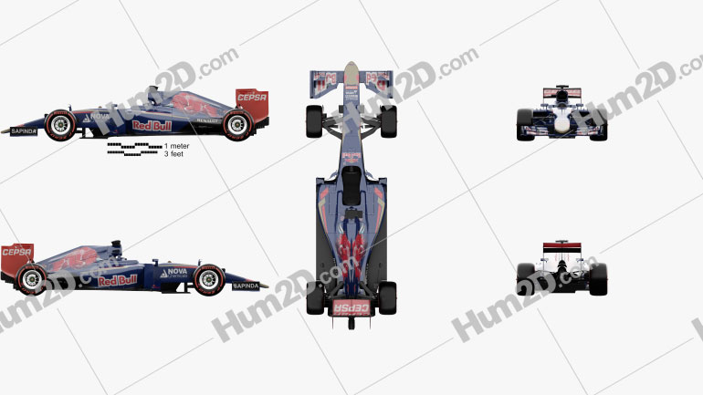 Renault STR10 Toro Rosso 2015 PNG Clipart