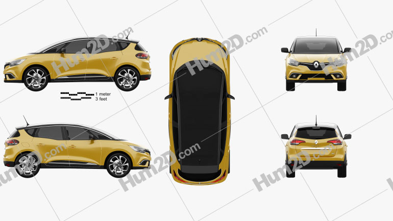 Renault Scenic 2016 Blueprint