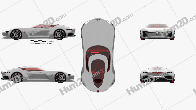 Renault Trezor with HQ interior 2016 PNG Clipart
