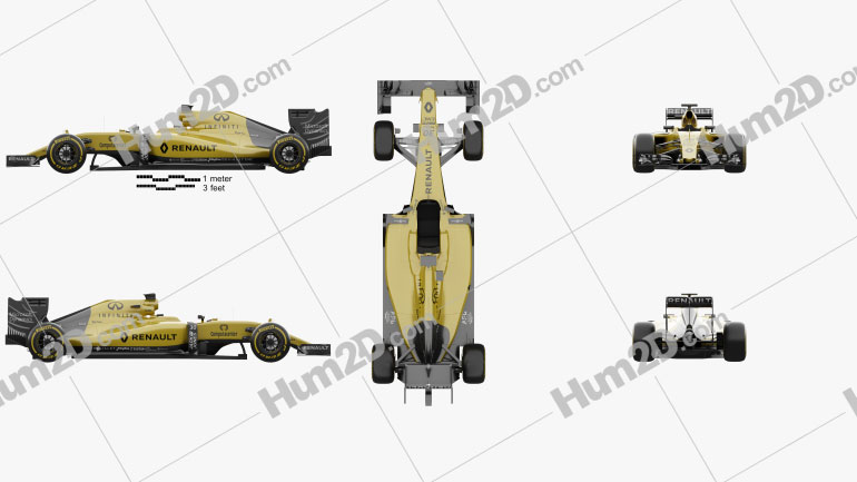 Renault R.S.16 2016 Clipart Image