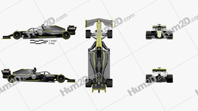 Renault R.S.19 F1 2019 PNG Clipart