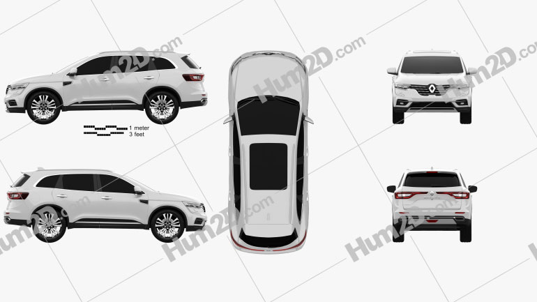 Renault Koleos 2020 car clipart