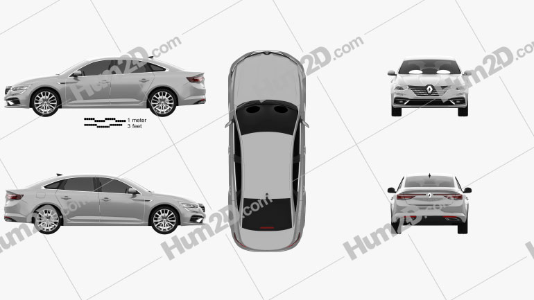 Renault Talisman sedan 2020 Blueprint