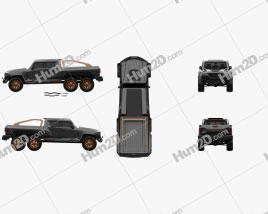 Rezvani Motors Hercules 6×6 2021 car clipart