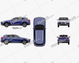 Roewe Marvel X 2018 car clipart