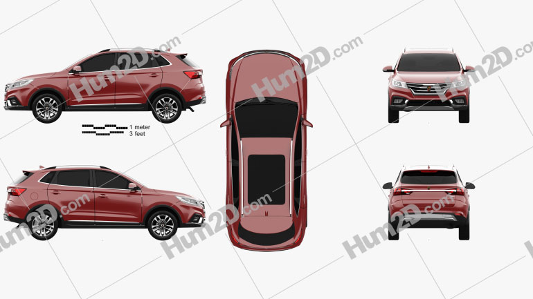 Roewe RX3 2017 PNG Clipart
