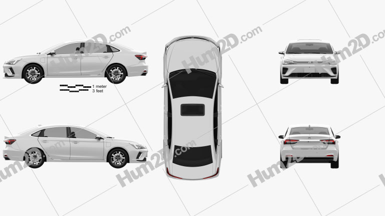 Roewe ER6 2020 PNG Clipart
