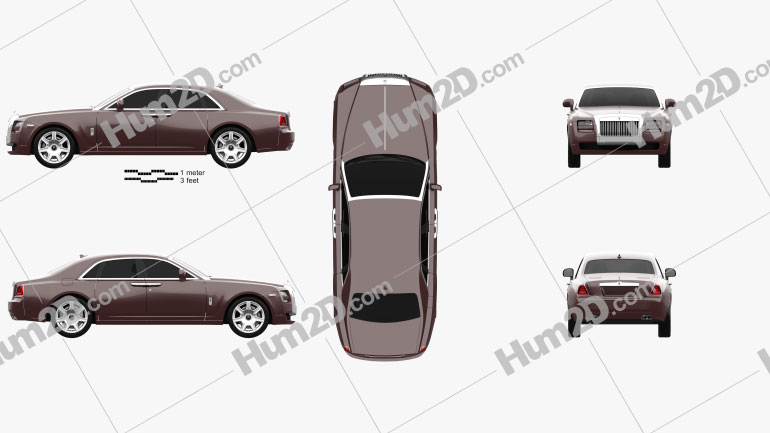 Rolls-Royce Ghost 2011 PNG Clipart