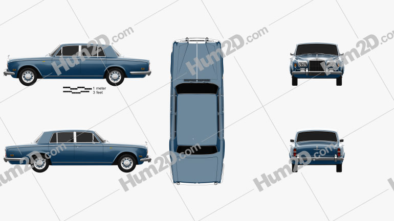 Rolls-Royce Silver Shadow 1965 PNG Clipart